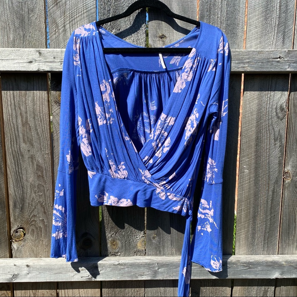Free People Cropped Blouse